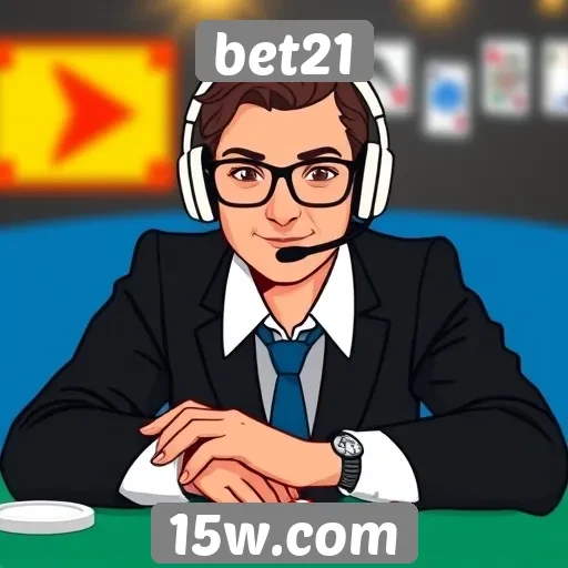 Respostas rápidas no suporte ao cliente do Bet21